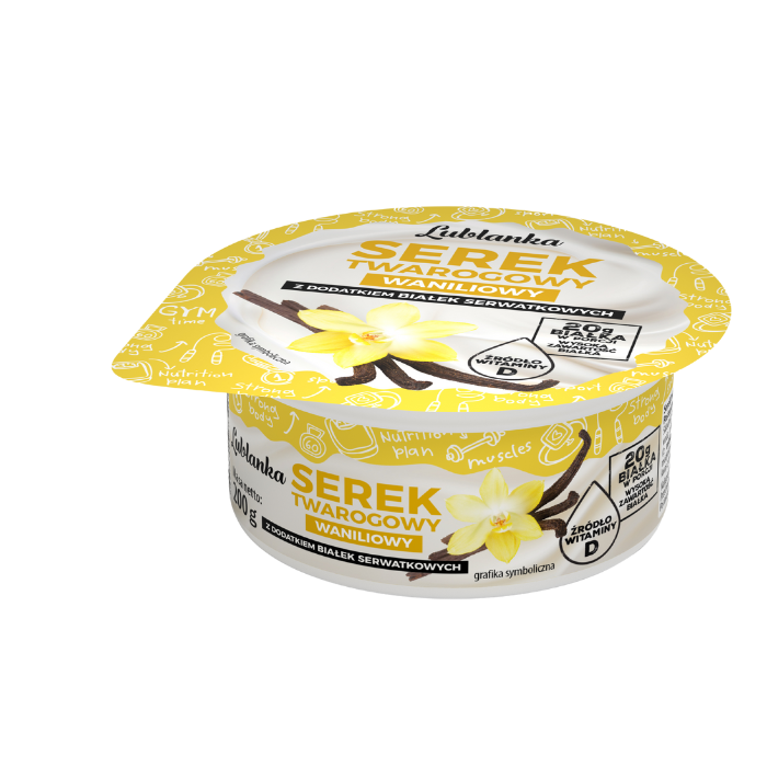 Serek twarogowy waniliowy Lublanka