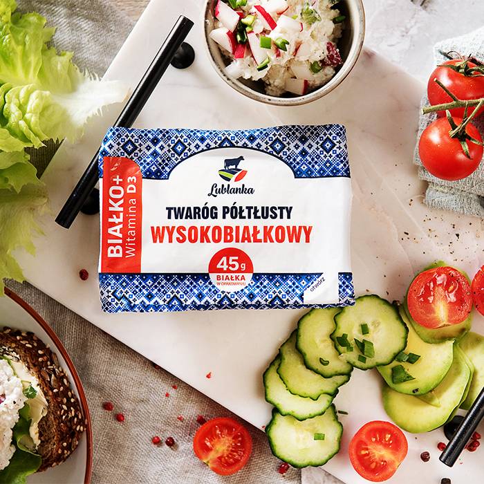 Twaróg formowany wysokobiałkowy półtłusty - obrazek 2