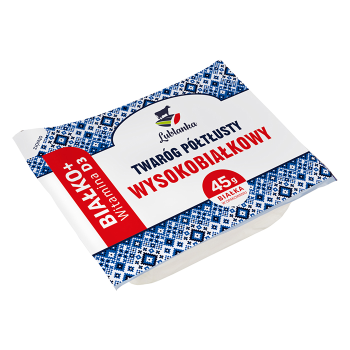 Twaróg formowany wysokobiałkowy półtłusty