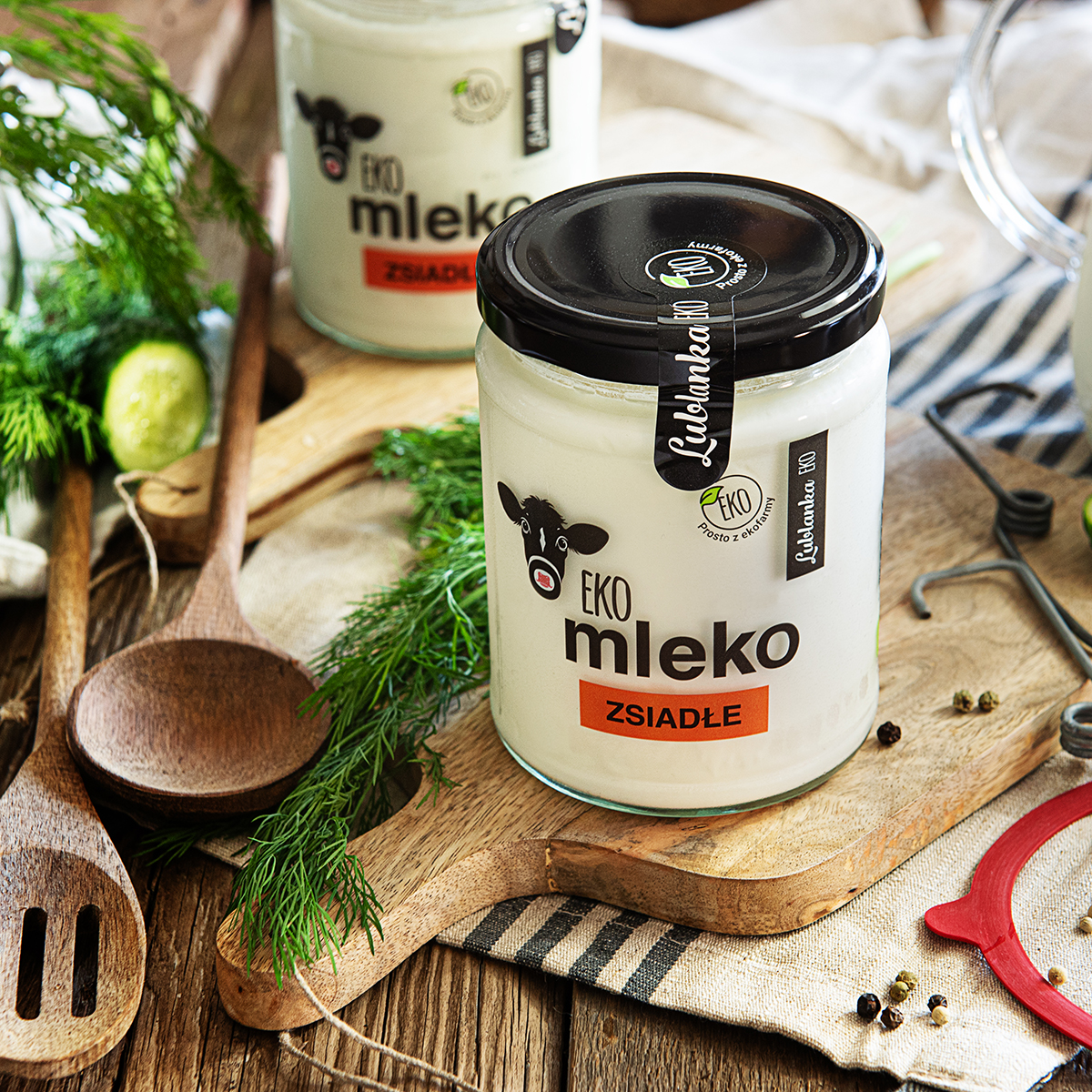 Eko Zsiadłe mleko 3% Lublanka - obrazek 3