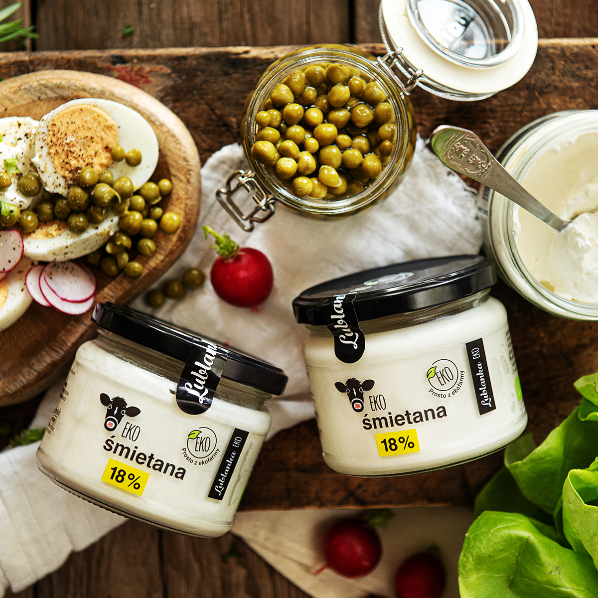Eko Śmietana 18% Lublanka - obrazek 4